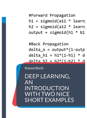按需印刷不退不换Deep Learning, an introduction with two nice short examples[9783756832637]