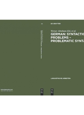 按需印刷DGYT German: Syntactic Problems ?C Problematic Syntax[9783484303744]