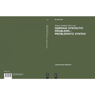 按需印刷DGYT German: Syntactic Problems ?C Problematic Syntax[9783484303744]