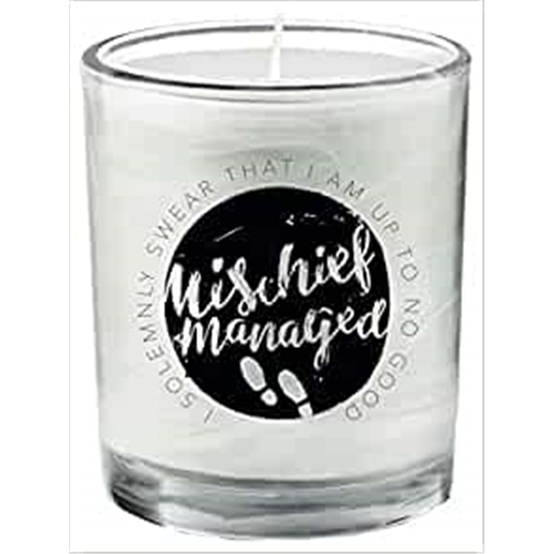 预订蜡烛Harry Potter: Mischief Managed Glass Votive Candle原版进口哈利波特周边玻璃-封面