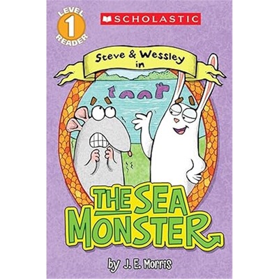 现货Scholastic Reader Level 1: The Sea Monster: A Steve and Wessley Reader[9780545614825]