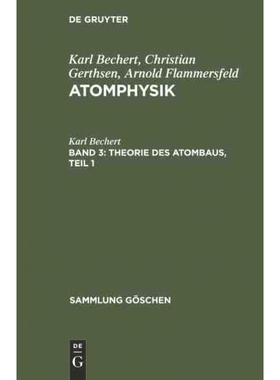 按需印刷DEG Theorie des Atombaus, Teil 1[9783112304464]
