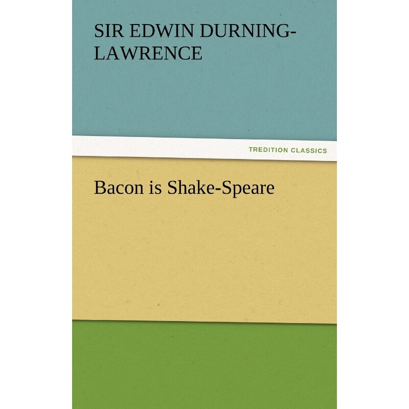 按需印刷不退不换Bacon Is Shake-Speare[9783842472730]