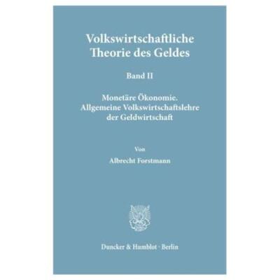 预订【德语】 Volkswirtschaftliche Theorie des Geldes.: