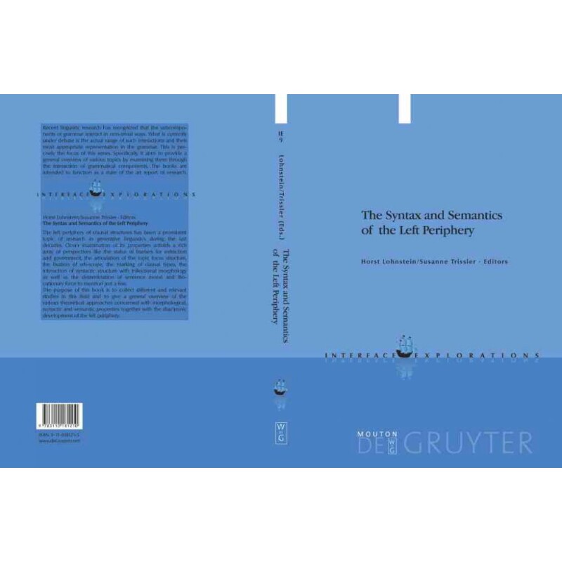 按需印刷不退不换DGYT The Syntax and Semantics of the Left Periphery[9783110181210]