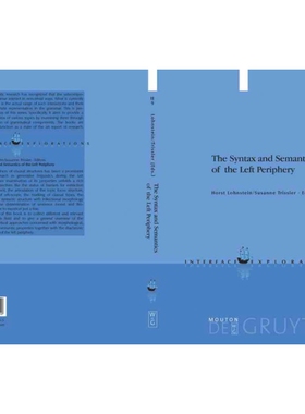 按需印刷不退不换DGYT The Syntax and Semantics of the Left Periphery[9783110181210]