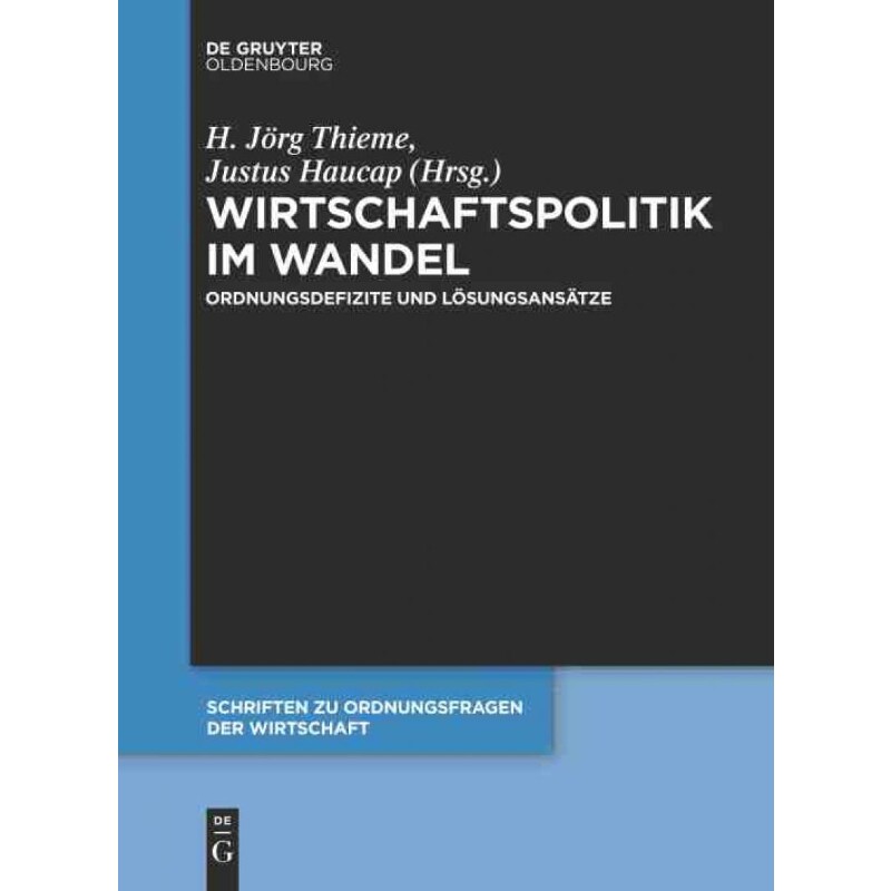 按需印刷不退不换DEG Wirtschaftspolitik im Wandel[9783110552645]