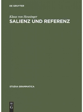 按需印刷不退不换DEG Salienz und Referenz[9783050031521]