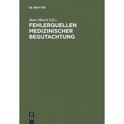 按需印刷DEG Fehlerquellen medizinischer Begutachtung[9783111139463]
