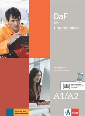 预订【德语】 DaF im Unternehmen A1/A2 Übungsbuch mit Audios online[9783126764599]