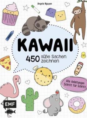 预订【德语】 Kawaii - 450 süße Sachen zeichnen:Alle Anleitungen Schritt für Schritt