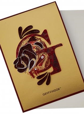 预订Harry Potter: Gryffindor Crest Quilled Card