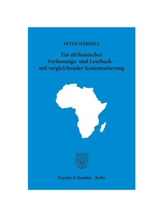 预订不退不换德语Ein afrikanisches Verfassungs- und Lesebuch - mit vergleichender Kommentierung.: