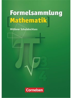 预订【德语】 Formelsammlungen Sekundarstufe I - Mittlerer Schulabschluss Westliche [9783060401123]