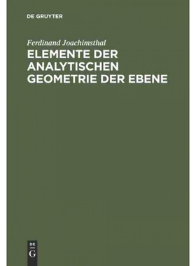 按需印刷【德语】Elemente der analytischen Geometrie der Ebene:[9783111128122]