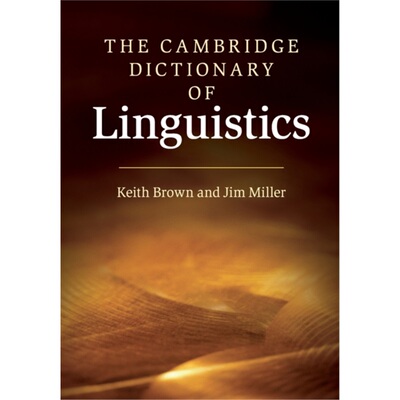 按需印刷CBG The Cambridge Dictionary of Linguistics[9780521747455]