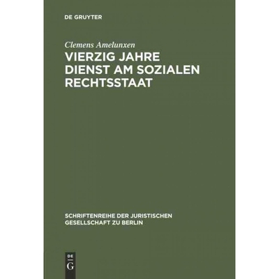 按需印刷DEG Vierzig Jahre Dienst am sozialen Rechtsstaat[9783110117042]