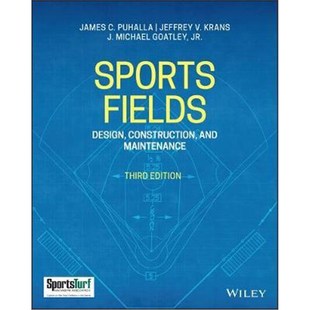 Construction and 9781119534754 Fields Edition Design Third 按需印刷Sports Maintenance