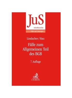 预订【德语】F?lle zum Allgemeinen Teil des BGB: