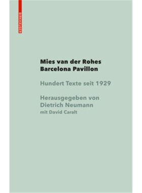 预订不退不换德语 Mies van der Rohe Barcelona-Pavillon[9783035619805]