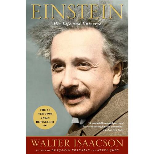 Einstein: His Life and Universe 爱因斯坦传 他的生活和宇宙 英文原版书籍正版 Walter Isaacson 进口名人物传记科学家
