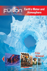 现货 美国小学科学 Science fusion: Student Edition Interactive Worktext Grades 6-8 Module F: Earth's Water and Atmosphere