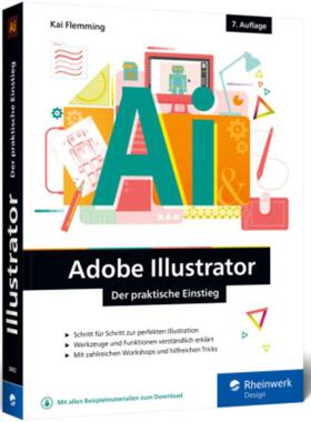 预订不退不换德语 Adobe Illustrator:Der praktische Einstieg: Werkzeuge, Funktionen, Workshops und Pra