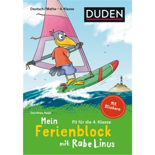 Ferienblock 9783411720866 fur 德语 Mein die Rabe mit Klasse 预订 Linus Fit