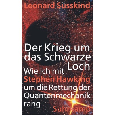 预订不退不换德语The Black Hole War. My battle with Stephen Hawking to make the world safe for q
