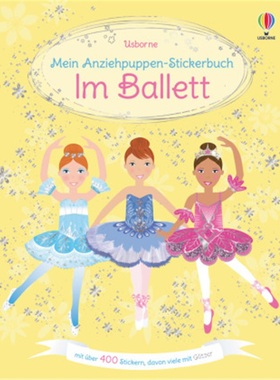 预订【德语】 Mein Anziehpuppen-Stickerbuch: Im Ballett[9781789415094]