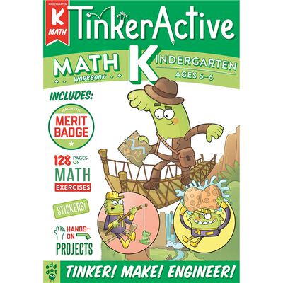 活动价  现货 TinkerActive Workbooks: Kindergarten Math 进口