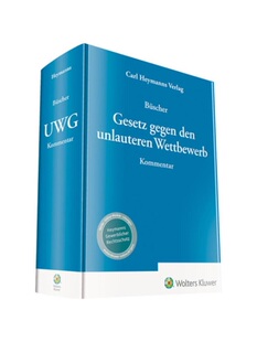 预订不退不换德语Gesetz gegen den unlauteren Wettbewerb UWG, Kommentar: