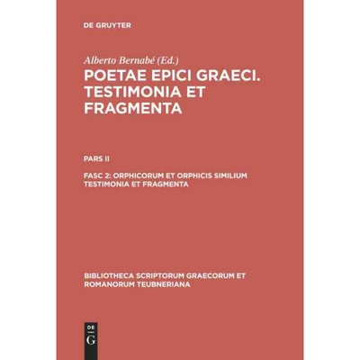 按需印刷不退不换DEG Orphicorum et Orphicis similium testimonia et fragmenta[9783598717086]