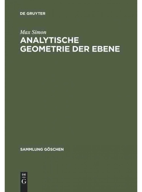 按需印刷【德语】Analytische Geometrie der Ebene:[9783111005010]