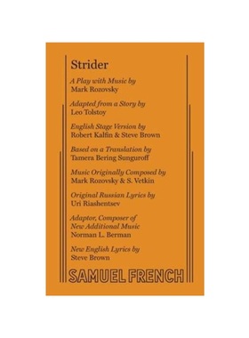 按需印刷Strider[9780573681301]