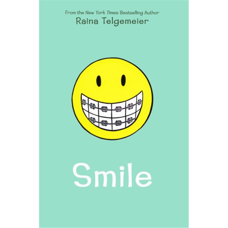 英文原版Smile    Raina Telgemeier 全彩漫画 儿童读物
