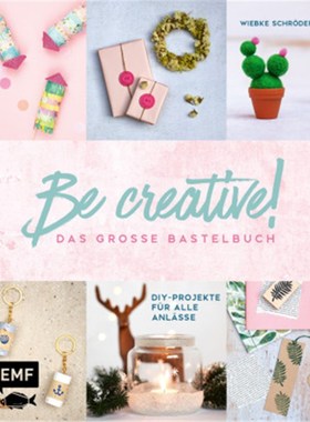 预订【德语】Be creative! Das große Bastelbuch:DIY-Projekte für alle Anlässe: Makramee-Wandb