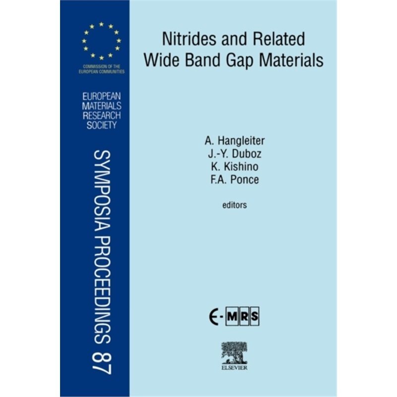预订不退不换Nitrides and Related Wide Band Gap Materials[9780080436159]