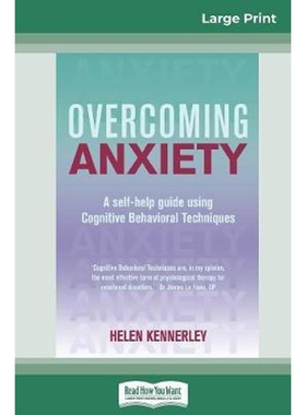 按需印刷  Overcoming Anxiety:A Self-help Guide Using Cogniti