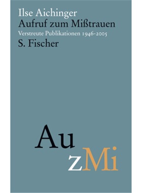 预订不退不换德语 Aufruf zum Mißtrauen[9783103970869]