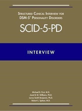 预订Structured Clinical Interview for DSM-5 (R) Personality Disorders (SCID-5-PD)