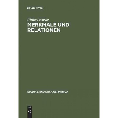 按需印刷DEG Merkmale und Relationen[9783110166620]