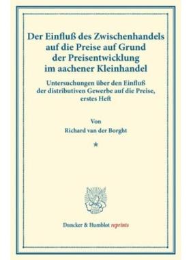 预订【德语】 Der Einflu? des Zwischenhandels auf die P