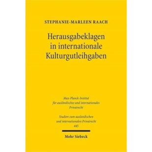 internationale 预订 Herausgabeklagen Kultur 德语