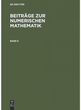 按需印刷DEG Beitr?ge zur Numerischen Mathematik[9783486214611]