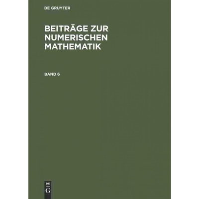 按需印刷DEG Beitr?ge zur Numerischen Mathematik[9783486214611]