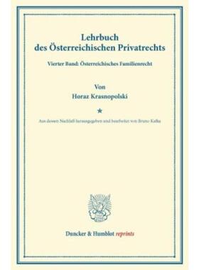 预订不退不换德语 Lehrbuch des Osterreichischen Privatrecht
