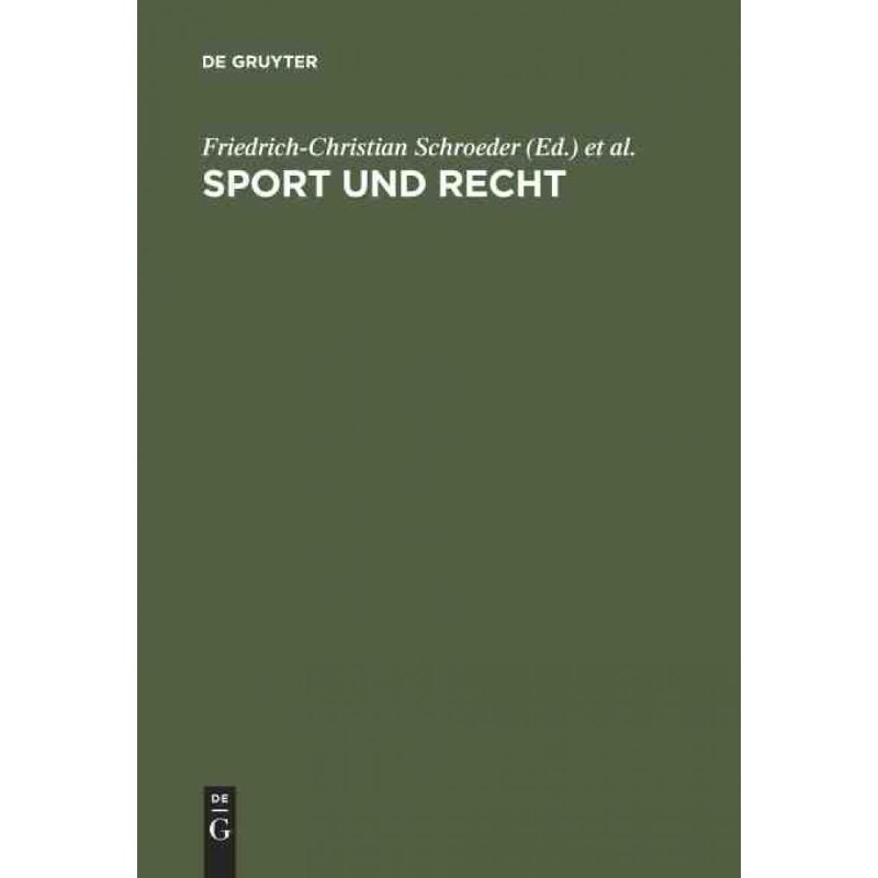 按需印刷不退不换DEG Sport und Recht[9783110041910]