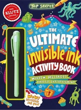 【现货】Top Secret: The Ultimate Invisible Ink Activity Book