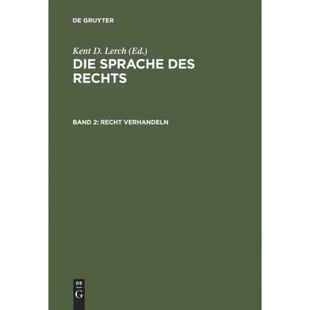 9783110183986 verhandeln Recht 按需印刷DEG